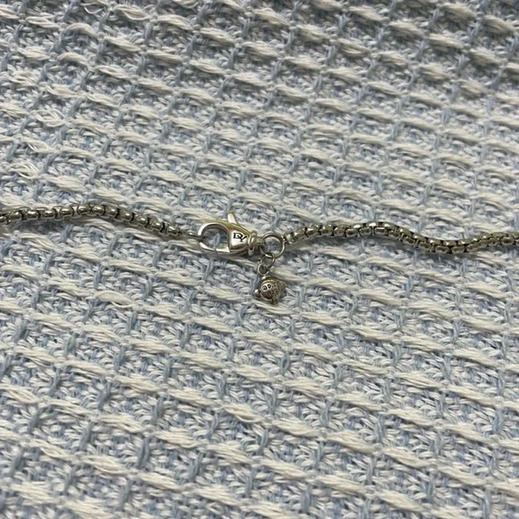 David Yurman Silver Starburst Necklace - Picture 4 of 7